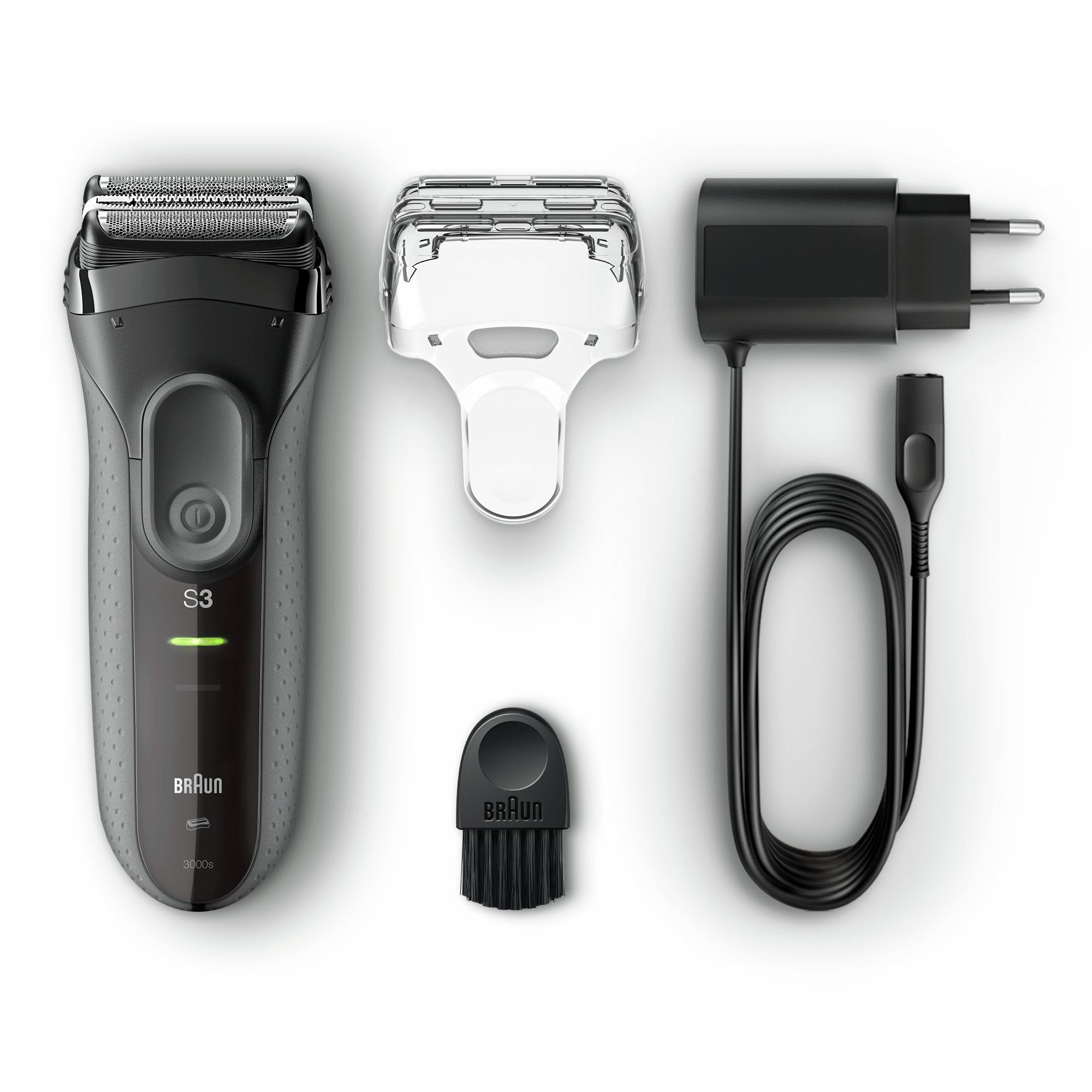 Series 3 ProSkin 3000s wiederaufladbarer Elektrorasierer Wet & Dry für Männer
