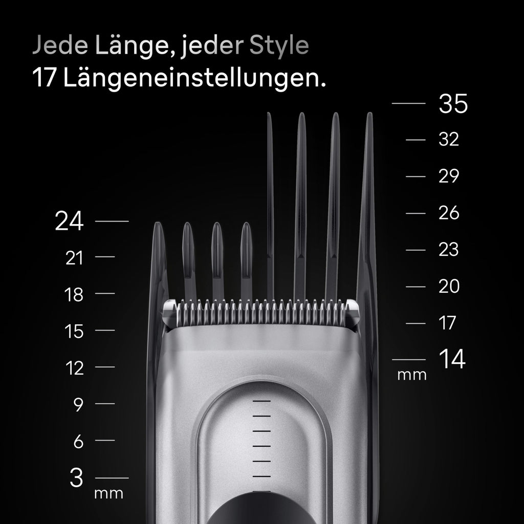 Haarschneider Series 7, Haarschneidemaschine und Rasierapparat für Herren, HC7590, Grau
