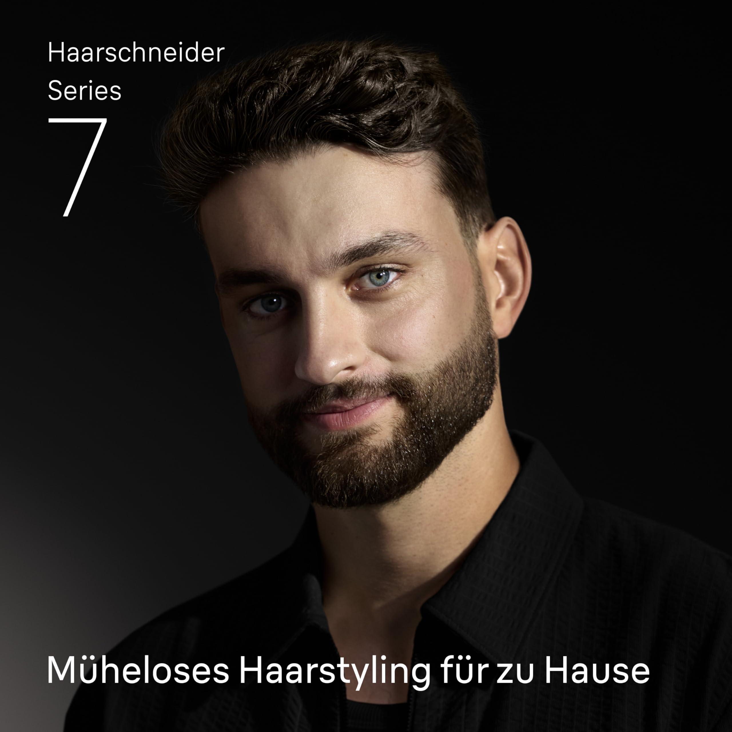 Haarschneider Series 7, Haarschneidemaschine und Rasierapparat für Herren, HC7590, Grau