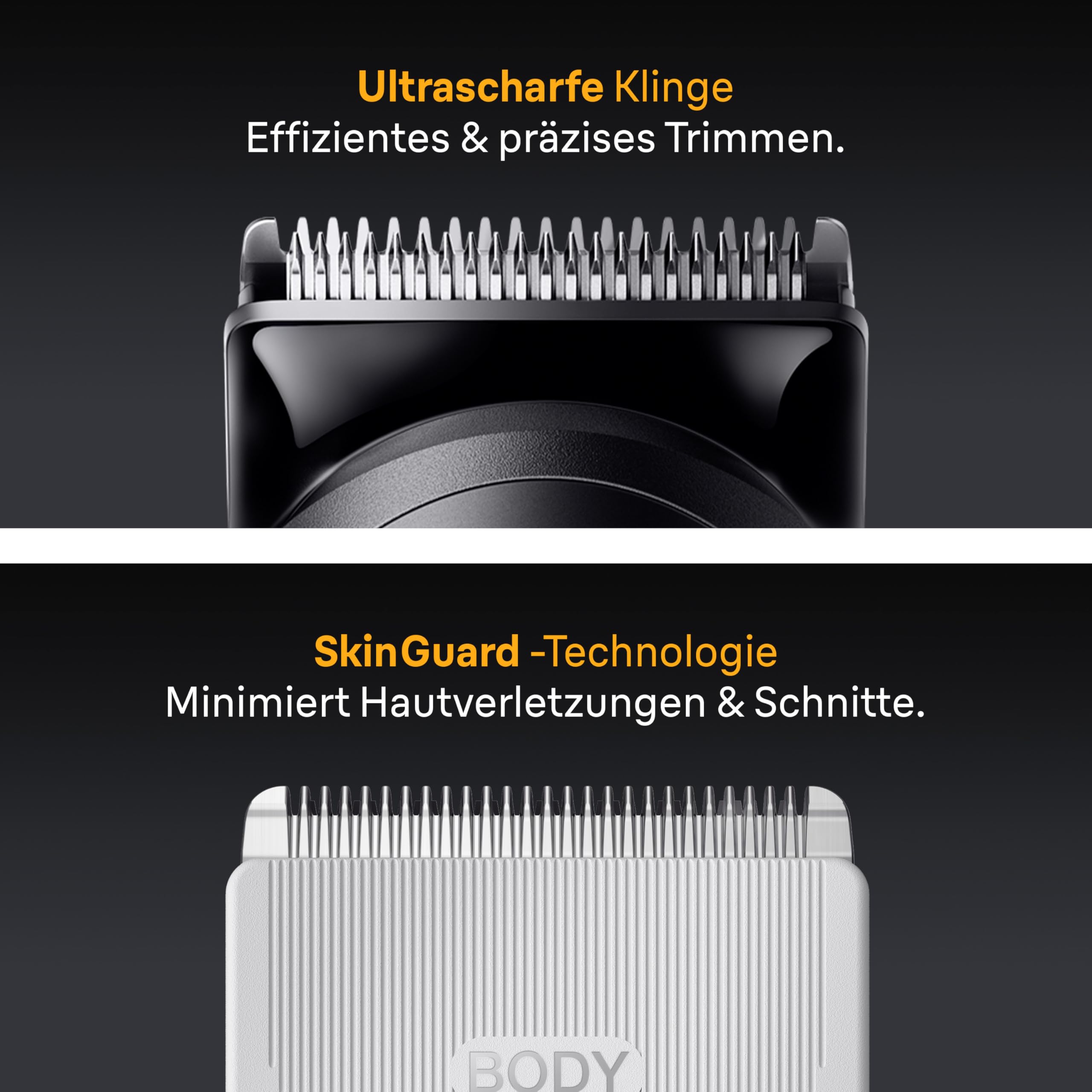 All-in-One Trimmer-Set 5, 9-in-1 Multigroom, Barttrimmer, Haarschneidemaschine für Gesicht, AIO5540, Schwarz