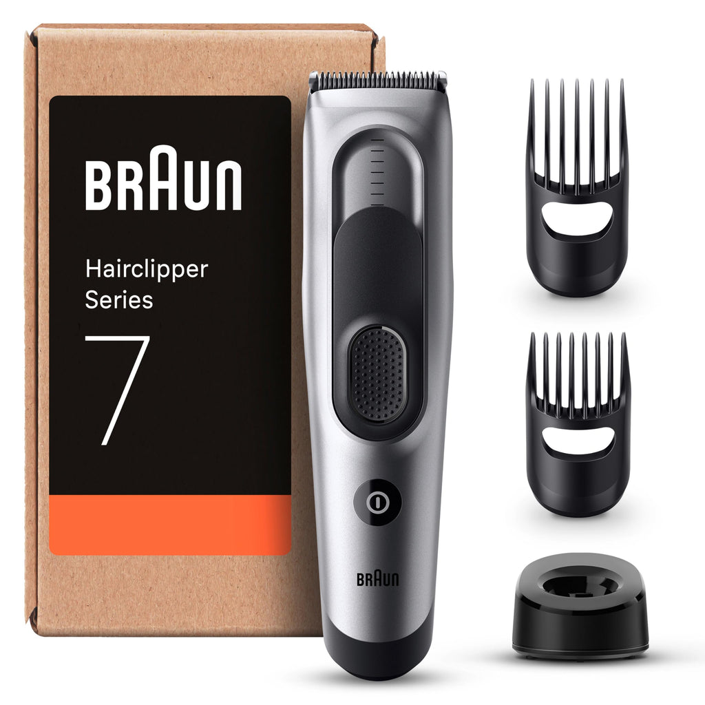 Haarschneider Series 7, Haarschneidemaschine und Rasierapparat für Herren, HC7390, Grau