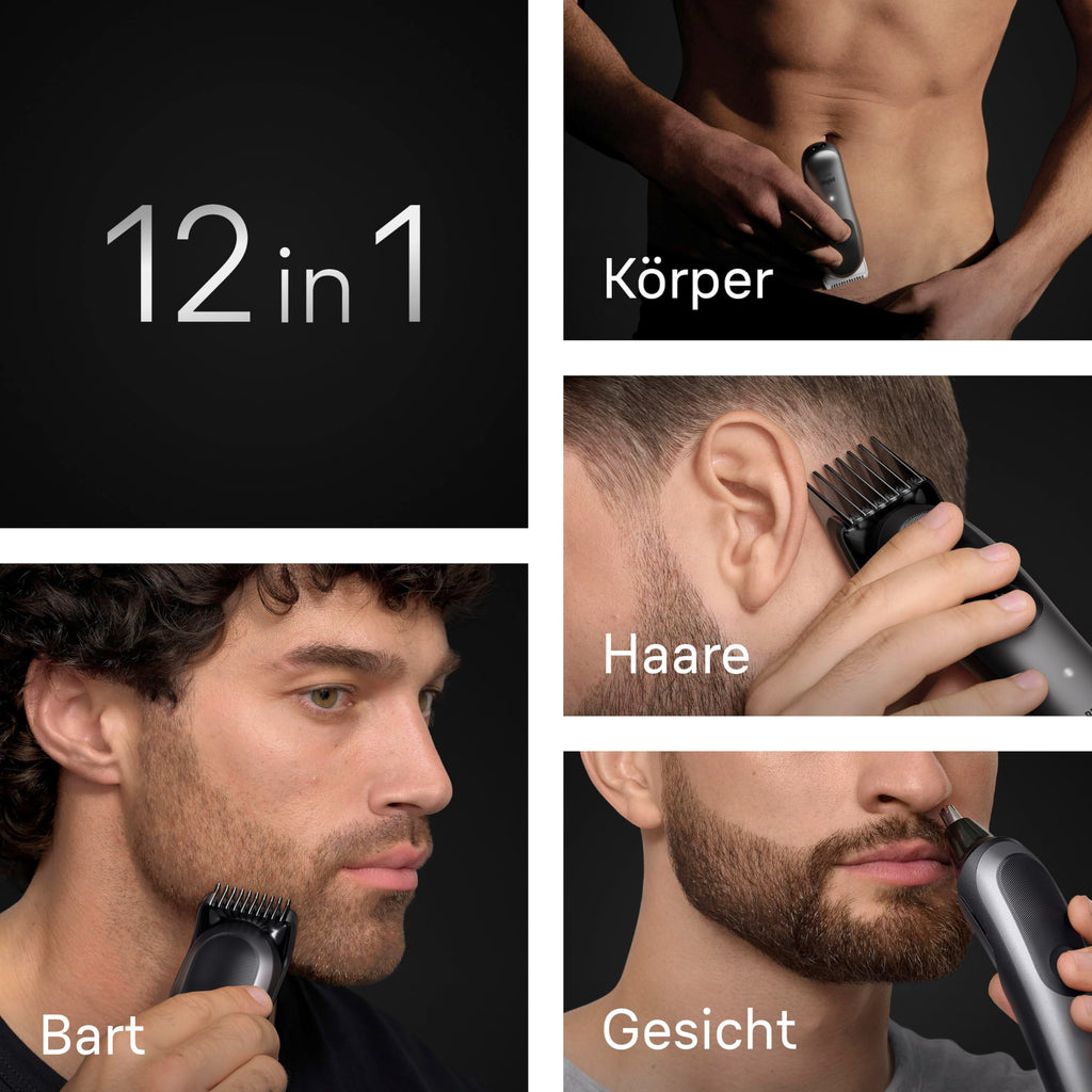 All-in-One Series 7, 12-in-1 Multigroom, Barttrimmer, Nasenhaartrimmer, , AIO7545, Grau