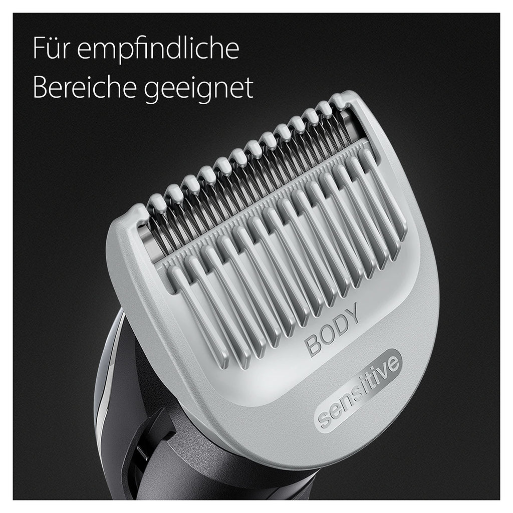 Bodygroomer Series 5, Elektrischer Körperrasierer Herren mit 4 Zubehörteile, BG5370, Grau