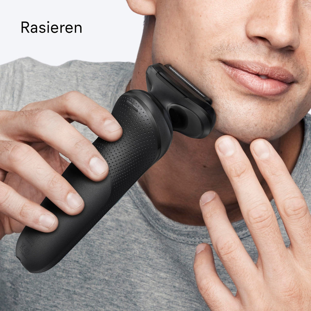 Series 5 Rasierer Herren Elektrisch, Elektrorasierer Herren mit 50 Min. Akku, 52-N1000si, Schwarz