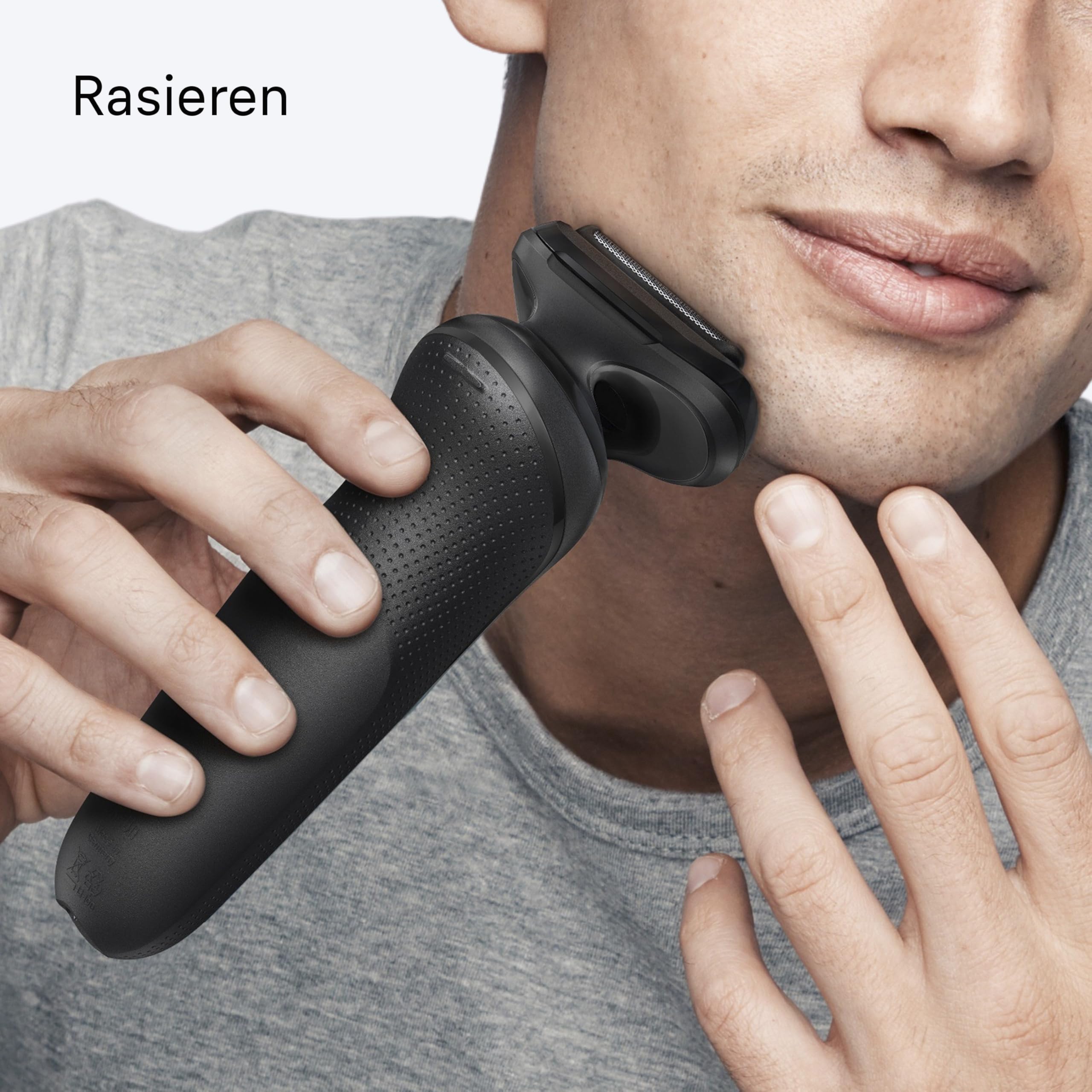 Series 5 Rasierer Herren Elektrisch, Elektrorasierer Herren mit 50 Min. Akku, 52-N1000si, Schwarz