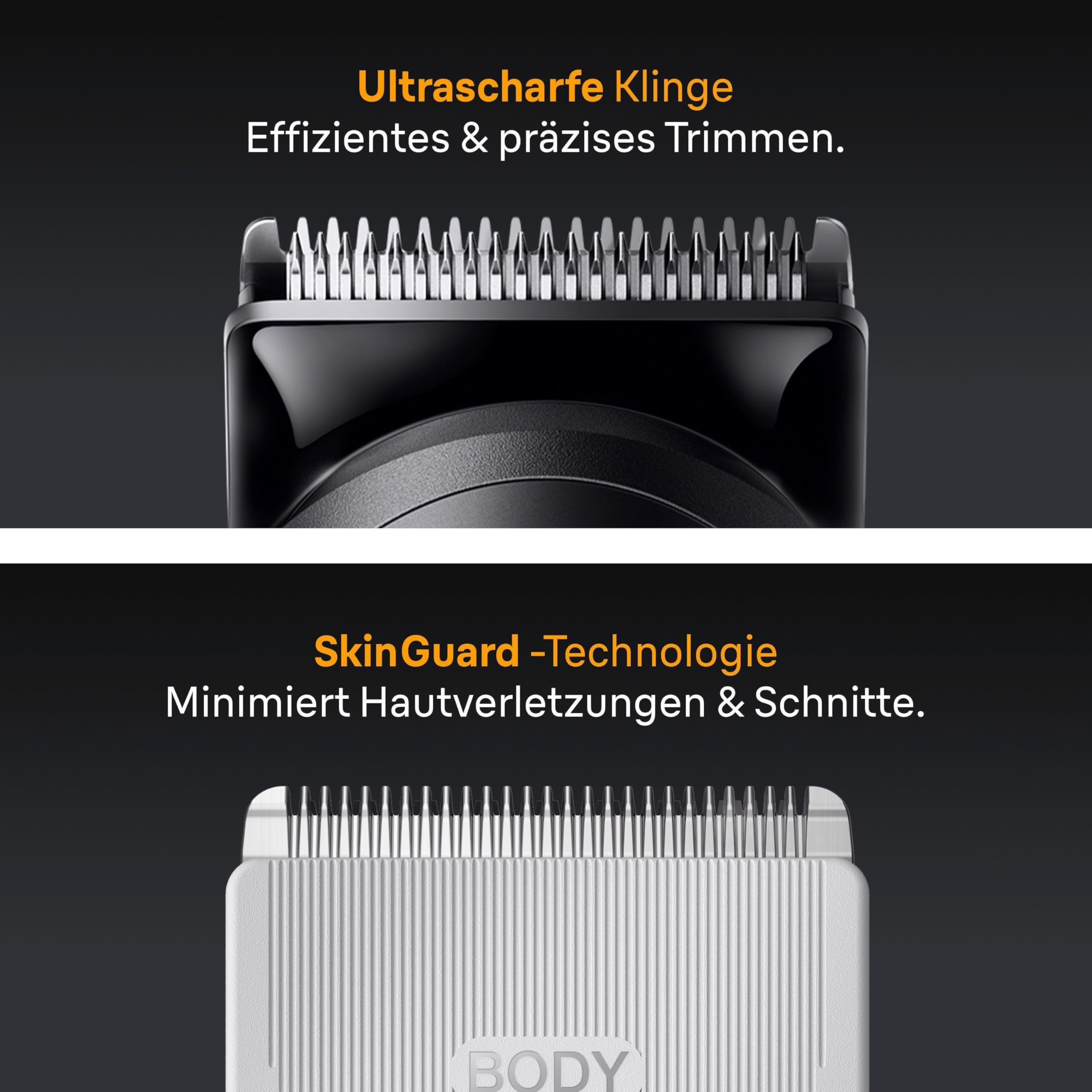 All-in-One Trimmer-Set 5, 9-in-1 Multigroom, Barttrimmer, Haarschneider, AIO5545, Grau