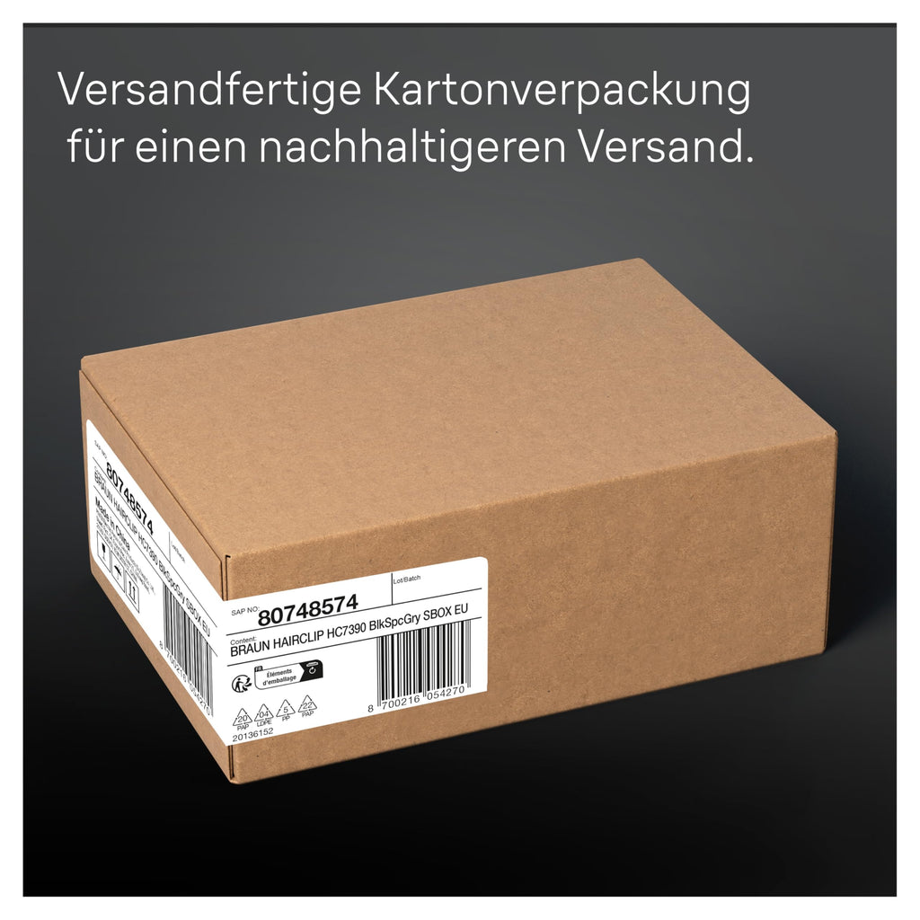 Haarschneider Series 7, Haarschneidemaschine und Rasierapparat für Herren, HC7390, Grau